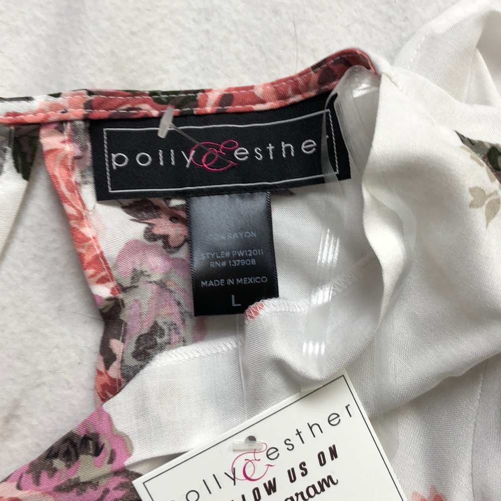 Floral Open Back Crop Top - Picture 6 of 6